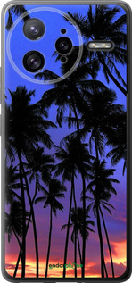 Силиконовый чехол Пальмы для Xiaomi Poco F7 Ultra - 4324u-4086 изображение 