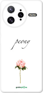 Силиконовый чехол Пион для Xiaomi Redmi K80 Pro - 4366u-4145 изображение 