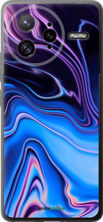 Силиконовый чехол Узор воды для Xiaomi Redmi K80 Pro - 4491u-4145 изображение 