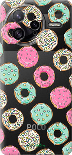 Силіконовий чехол Пончики 1 для Xiaomi Redmi K80 Pro - 4657u-4145 изображение 