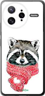 Силиконовый чехол Енот в шарфе для Xiaomi Redmi K80 Pro - 4688u-4145 изображение 