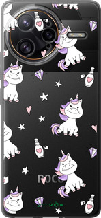 Силиконовый чехол Единорожка v2 для Xiaomi Poco F7 Ultra - 4703u-4086 изображение 