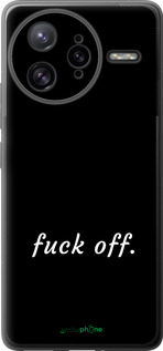 Силиконовый чехол Fuck off для Xiaomi Redmi K80 Pro - 4731u-4145 изображение 