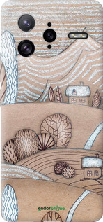 Силиконовый чехол Сказочные холмы для Xiaomi Redmi K80 Pro - 4749u-4145 изображение 