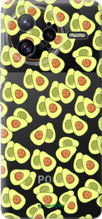 Силиконовый чехол Весёлые авокадо для Xiaomi Redmi K80 Pro - 4799u-4145 изображение 