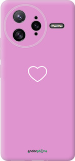 Силиконовый чехол Сердце 2 для Xiaomi Redmi K80 Pro - 4863u-4145 изображение 