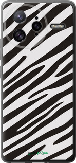 Силиконовый чехол Классическая зебра для Xiaomi Poco F7 Ultra - 4874u-4086 изображение 