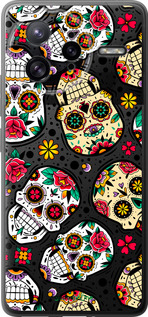 Силиконовый чехол Черепа для Xiaomi Poco F7 Ultra - 5471u-4086 изображение 