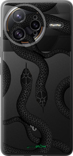 Силиконовый чехол Змеи для Xiaomi Poco F7 Ultra - 5473u-4086 изображение 