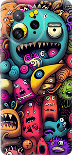 Силіконовий чехол Смішні монстри для Xiaomi Redmi K80 Pro - 5549u-4145 изображение 
