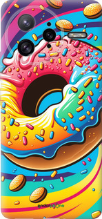 Силіконовий чехол Пончик веселка для Xiaomi Redmi K80 Pro - 5584u-4145 изображение 