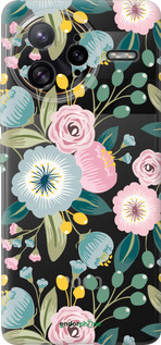 Силіконовий чехол Квіткові шпалери v2 для Xiaomi Redmi K80 Pro - 5602u-4145 изображение 