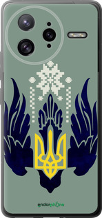 Силиконовый чехол Тризуб с крыльями для Xiaomi Redmi K80 Pro - 5640u-4145 изображение 