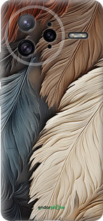 Силиконовый чехол Листья в стиле бохо для Xiaomi Redmi K80 Pro - 5643u-4145 изображение 