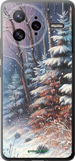 Силиконовый чехол Зимний пейзаж для Xiaomi Redmi K80 Pro - 5814u-4145 изображение 