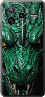 Силиконовый чехол Зелёный дракон v2 для Xiaomi Poco F7 Ultra - 5817u-4086 изображение 