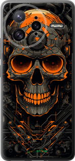 Силіконовий чехол Череп для Xiaomi Redmi K80 Pro - 5952u-4145 изображение 