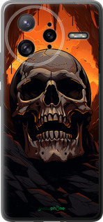 Силиконовый чехол Череп в пещере для Xiaomi Redmi K80 Pro - 5959u-4145 изображение 