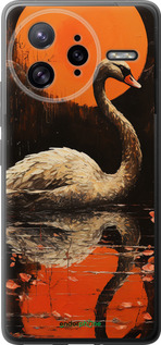 Силиконовый чехол Лебедь для Xiaomi Poco F7 Ultra - 5964u-4086 изображение 