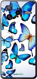 Силиконовый чехол Бабочки для Xiaomi Poco F7 Ultra - 6023u-4086 изображение 