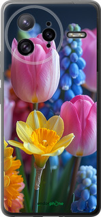 Силиконовый чехол Весенние цветы для Xiaomi Poco F7 Ultra - 6058u-4086 изображение 