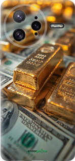 Силиконовый чехол Слитки и доллары для Xiaomi Poco F7 Ultra - 6105u-4086 изображение 