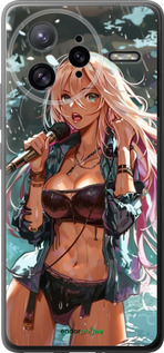 Силиконовый чехол Аниме-звезда под водопадом для Xiaomi Redmi K80 Pro - 6121u-4145 изображение 