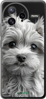 Силиконовый чехол Мальтипу на чорном фоне для Xiaomi Redmi K80 Pro - 6156u-4145 изображение 