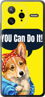 Силиконовый чехол чехол с корги You Can Do It для Xiaomi Poco F7 Ultra - 6184u-4086 изображение 