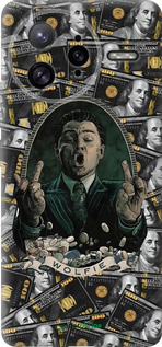 Силиконовый чехол Волк с валл стрит для Xiaomi Redmi K80 Pro - 6287u-4145 изображение 