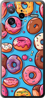 Силиконовый чехол Пончики для Xiaomi Poco F7 Ultra - 6318u-4086 изображение 