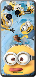 Силиконовый чехол Миньоны для Xiaomi Redmi K80 Pro - 6386u-4145 изображение 