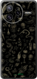 Силиконовый чехол Мистический коллаж с травами и магическими символами для Xiaomi Redmi K80 Pro - 6428u-4145 изображение 