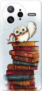 Силиконовый чехол Сова и книги для Xiaomi Poco F7 Ultra - 6436u-4086 изображение 