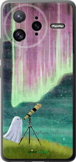 Силиконовый чехол Привидение и звезды для Xiaomi Poco F7 Ultra - 6443u-4086 изображение 