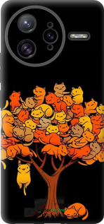 Силіконовий чехол Дерево та котики для Xiaomi Redmi K80 Pro - 6516u-4145 изображение 