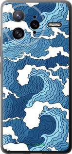 Силиконовый чехол Абстрактный рисунок морских волн для Xiaomi Poco F7 Ultra - 6538u-4086 изображение 