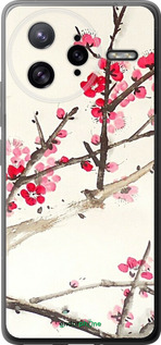 Силиконовый чехол Принт с изображением цветения сакуры для Xiaomi Redmi K80 Pro - 6545u-4145 изображение 
