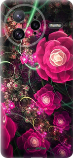 Силиконовый чехол Абстрактные цветы 3 для Xiaomi Redmi K80 Pro - 850u-4145 изображение 