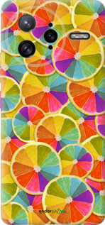 Силиконовый чехол Разноцветные дольки лимона для Xiaomi Redmi K80 Pro - 861u-4145 изображение 