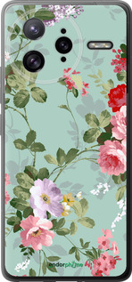Силиконовый чехол Цветочные обои 2 для Xiaomi Poco F7 Ultra - 862u-4086 изображение 