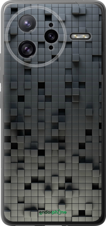 Силиконовый чехол Кубики для Xiaomi Poco F7 Ultra - 1061u-4086 изображение 