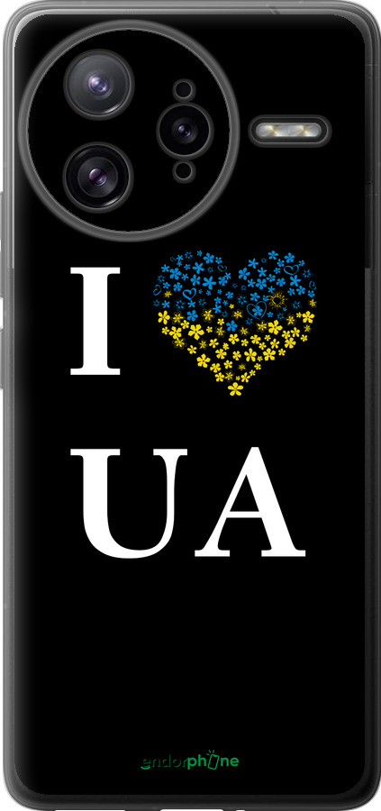 Силиконовый чехол I love UA для Xiaomi Redmi K80 Pro - 1112u-4145 изображение 