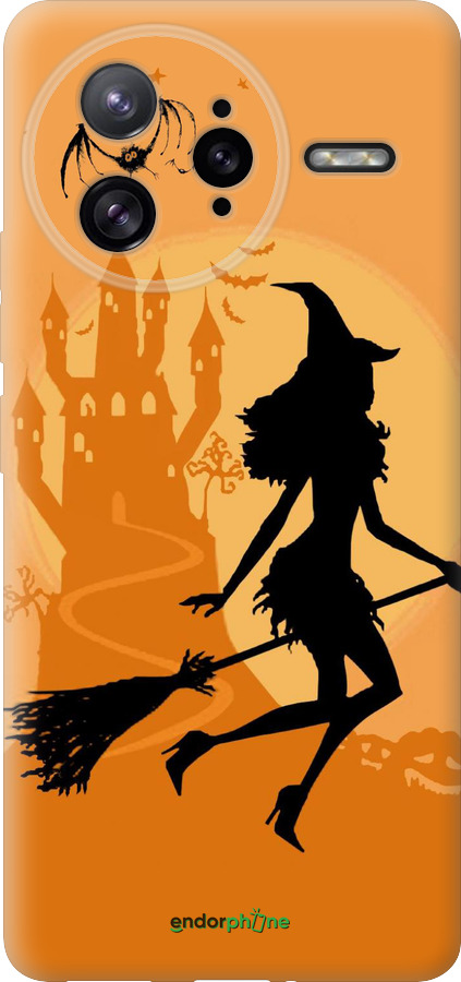 Силіконовий чехол Відьма на мітлі для Xiaomi Redmi K80 Pro - 1184u-4145 изображение 