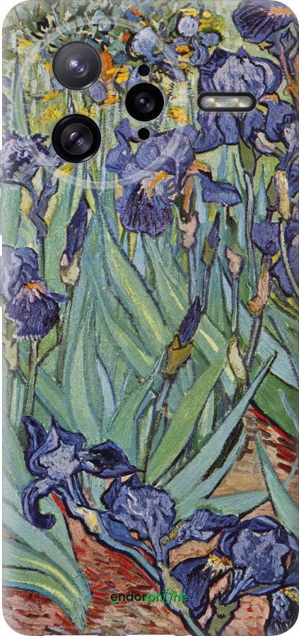 Силіконовий чехол Вінсент Ван Гог. Іриси для Xiaomi Redmi K80 Pro - 161u-4145 изображение 