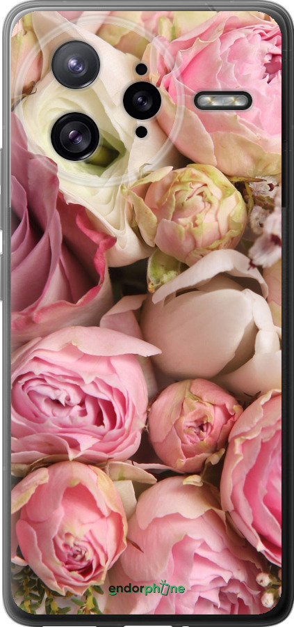 Силіконовий чехол Троянди v2 для Xiaomi Poco F7 Ultra - 2320u-4086 изображение 