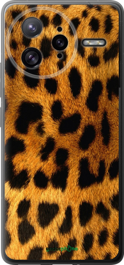 Силиконовый чехол Шкура леопарда для Xiaomi Poco F7 Ultra - 238u-4086 изображение 