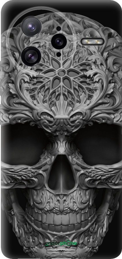 Силиконовый чехол skull-ornament для Xiaomi Poco F7 Ultra - 4101u-4086 изображение 