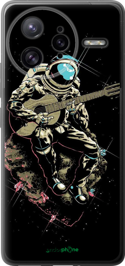 Силиконовый чехол Космонавт с гиратой для Xiaomi Poco F7 Ultra - 4138u-4086 изображение 