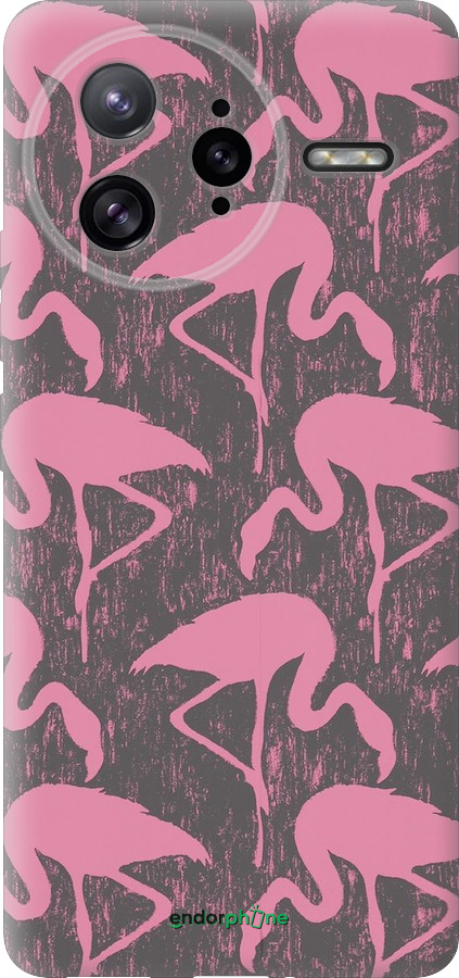 Силиконовый чехол Vintage-Flamingos для Xiaomi Poco F7 Ultra - 4171u-4086 изображение 